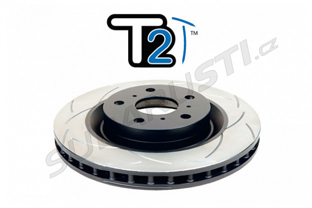 DBA brake disc Street series, rear, slotted, 290mm, Impreza GT/WRX (2 piston), Legacy, Forester XT, Subaru diesel - 653S